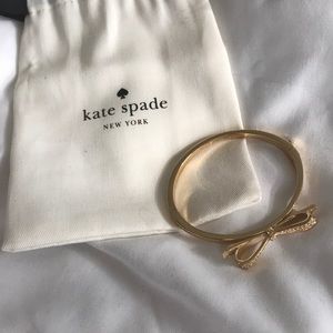 Kate spade pave large bow bangle